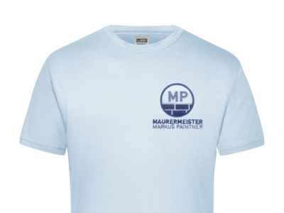 Workwear Berufsbekleidung Arbeitsshirts Maurermeister Handwerker Logo Branding Marken Werbewirkung